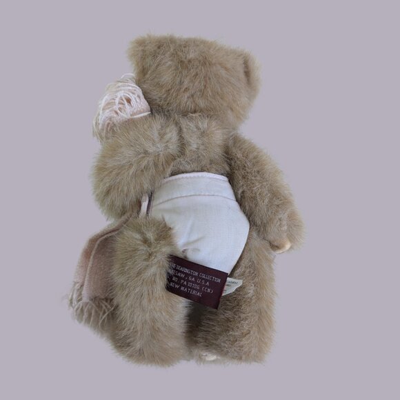 Bearington Collection Jointed Baby Bear – 8" with Pacifier & Blanket (Tag) - Picture 2 of 3